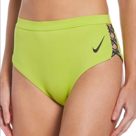 NWT Nike Women’s Sneakerkini High Waist Cheeky Bikini Bottoms - Picture 1 of 4